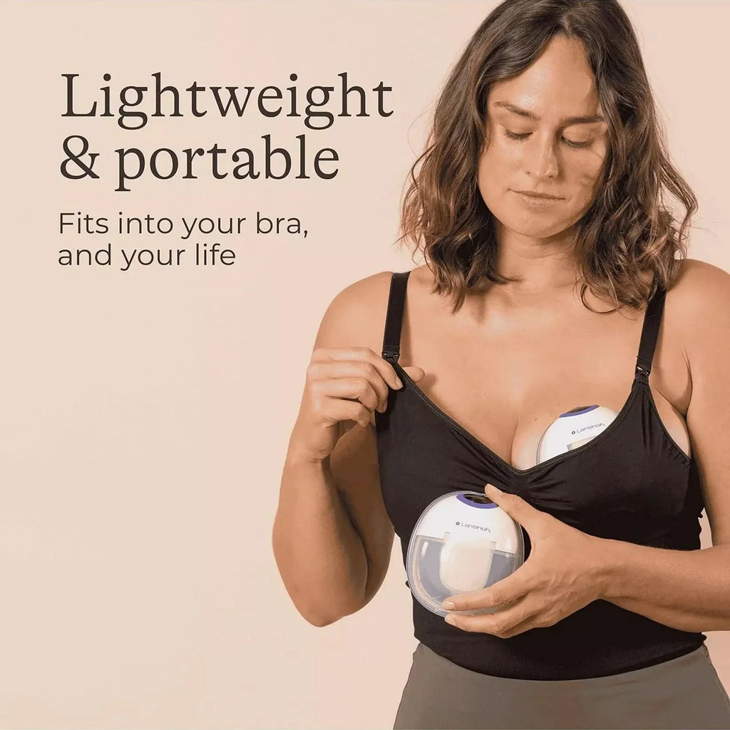 Lansinoh Double Wearable Breast Pump - Baby&More