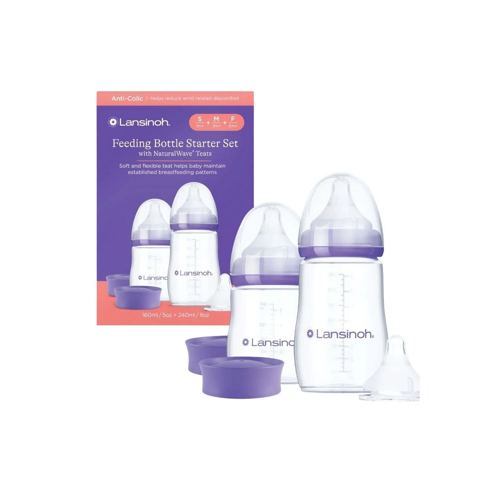 Lansinoh Feeding Bottle Starter Set - Baby&More