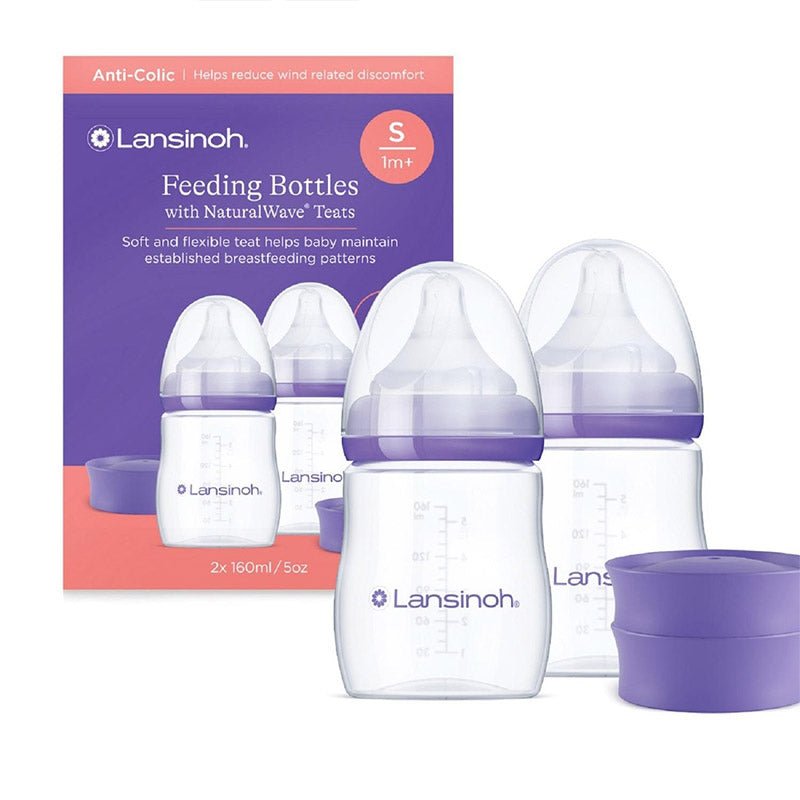 Lansinoh Feeding Bottles - 160ml - 2 Pack - Baby&More