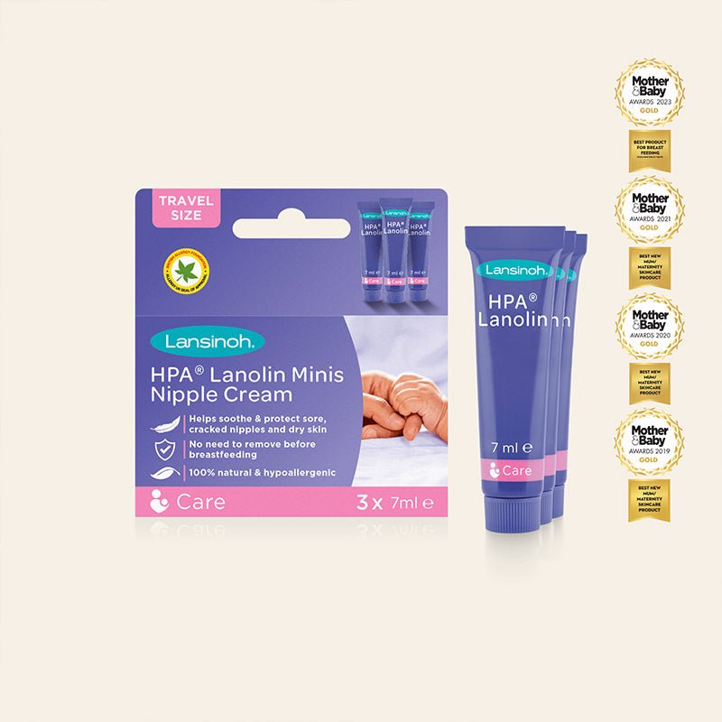 Lansinoh HPA Lanolin Minis Nipple Cream - 7ml - 3 Pack - Baby&More