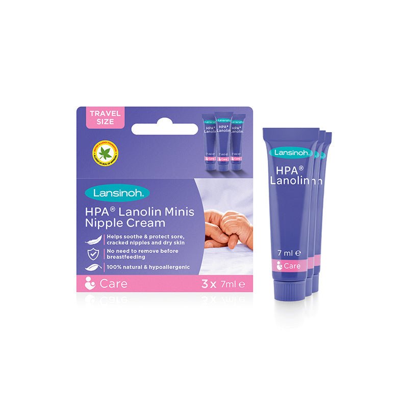 Lansinoh HPA Lanolin Minis Nipple Cream - 7ml - 3 Pack - Baby&More