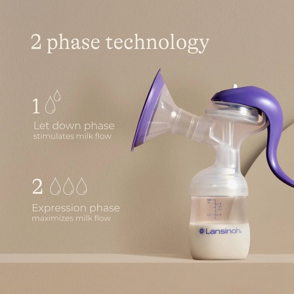 Lansinoh Manual Breast Pump - Baby&More