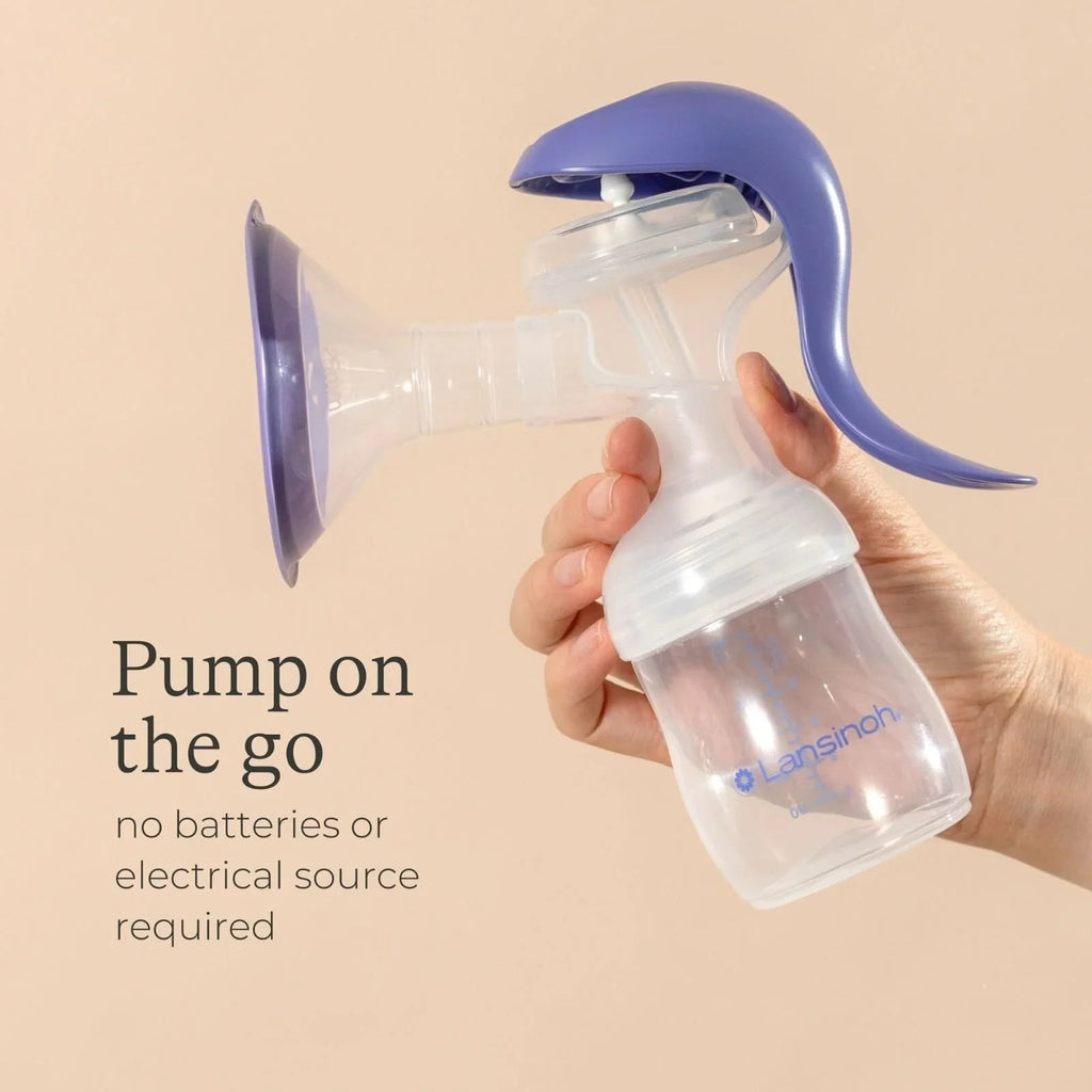 Lansinoh Manual Breast Pump - Baby&More