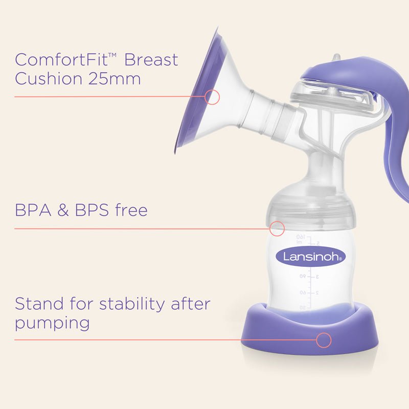 Lansinoh Manual Breast Pump - Baby&More