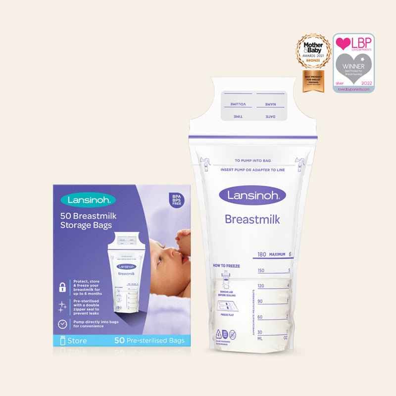 Lansinoh Milk Storage Bags - 50 Pack - Baby&More