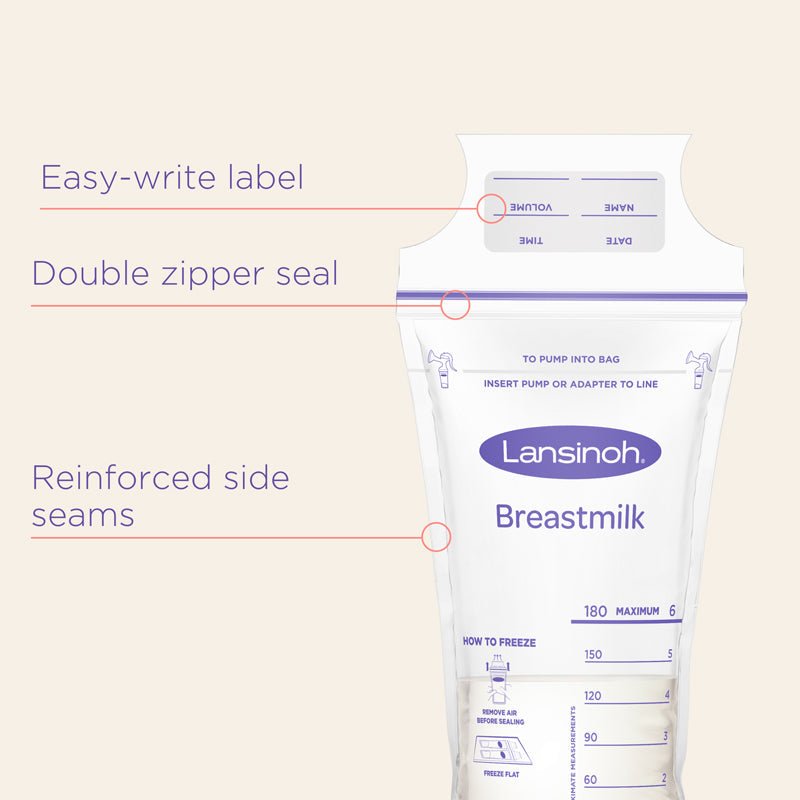 Lansinoh Milk Storage Bags - 50 Pack - Baby&More