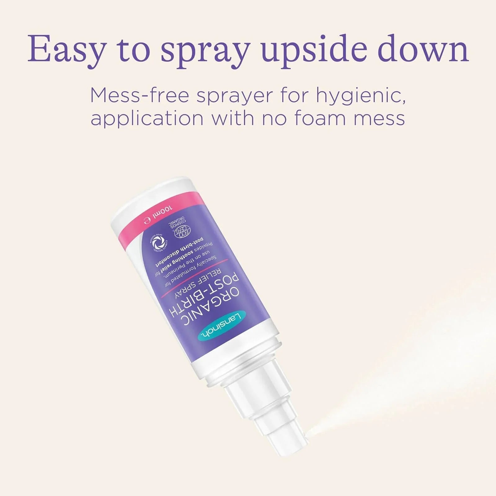 Lansinoh Organic Post - Birth Relief Spray 100ml - Baby&More