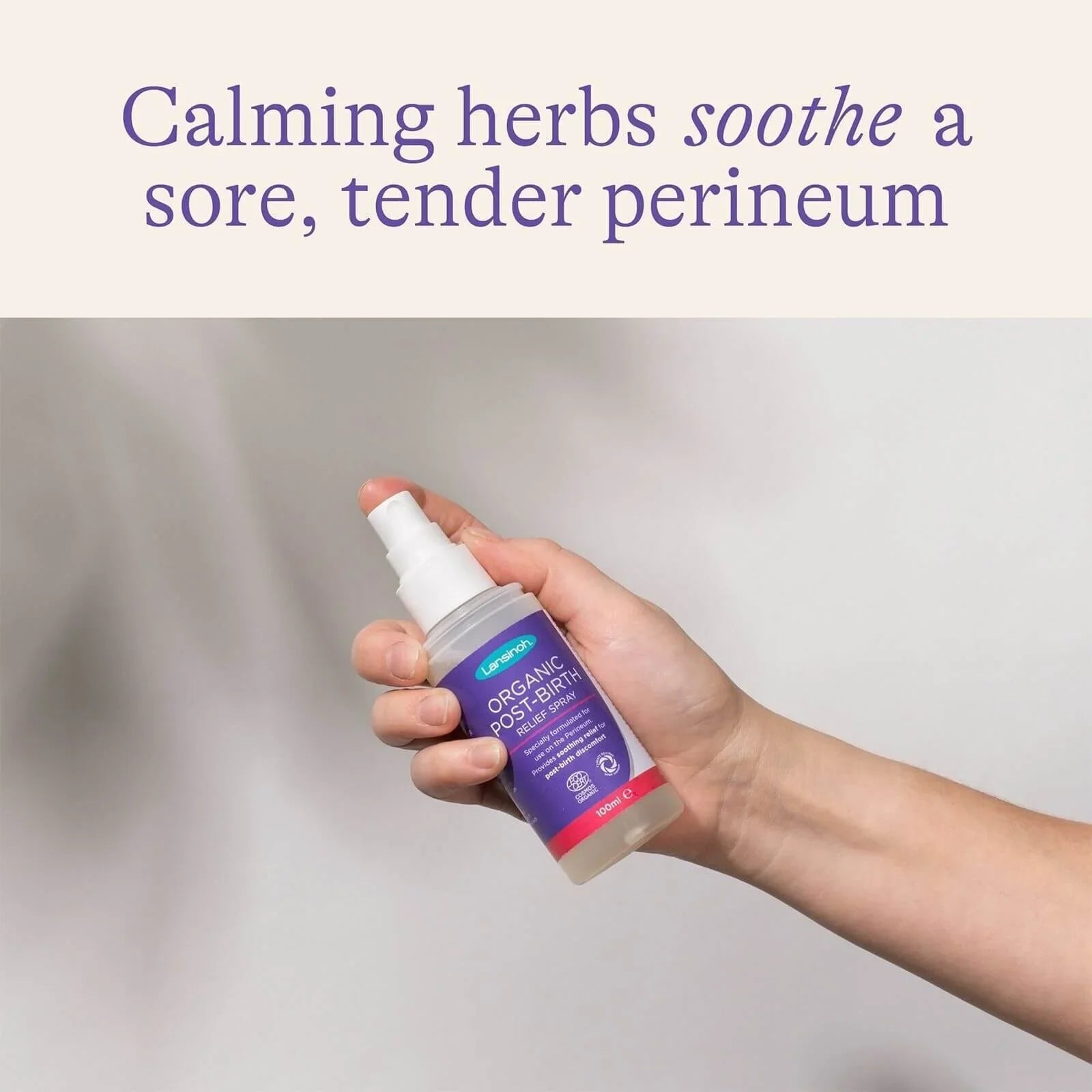 Lansinoh Organic Post - Birth Relief Spray 100ml - Baby&More