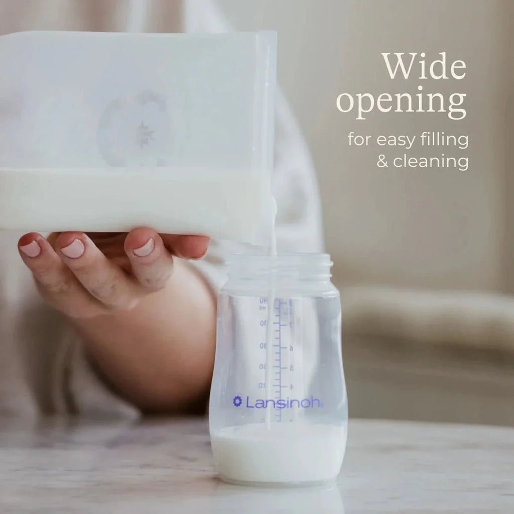 Lansinoh Silicone Breastmilk Storage Bags - 5 Pack - Baby&More