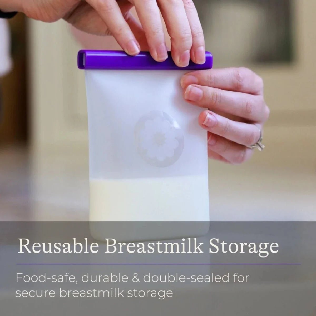 Lansinoh Silicone Breastmilk Storage Bags - 5 Pack - Baby&More
