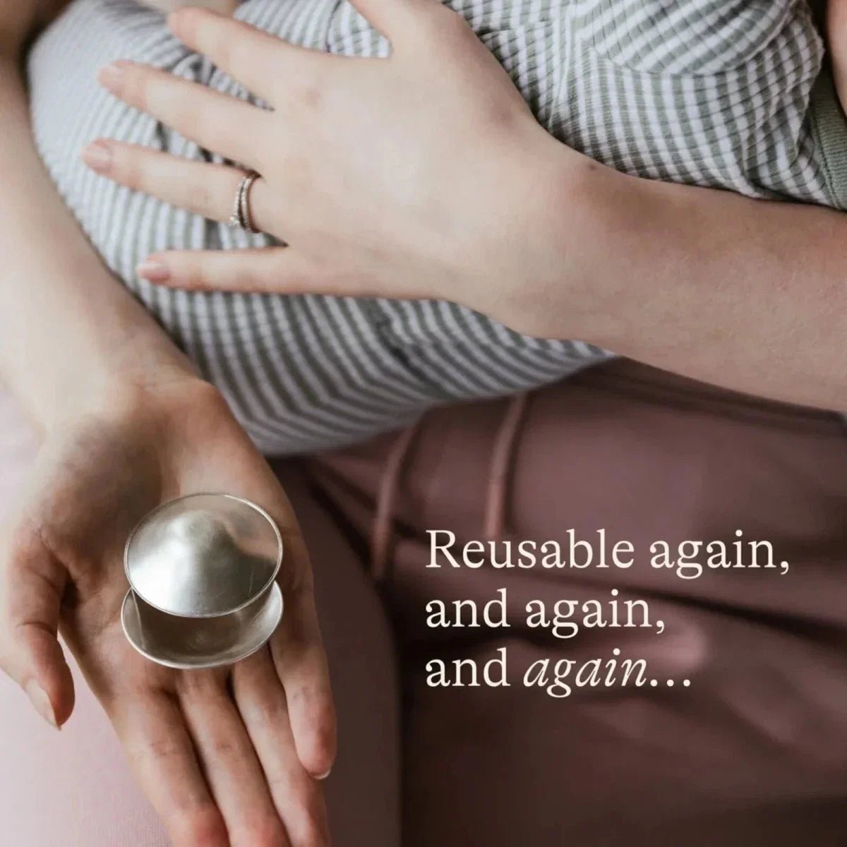 Lansinoh Silver Nursing Cups / Nipple Shields - Pack of 2 - Baby&More