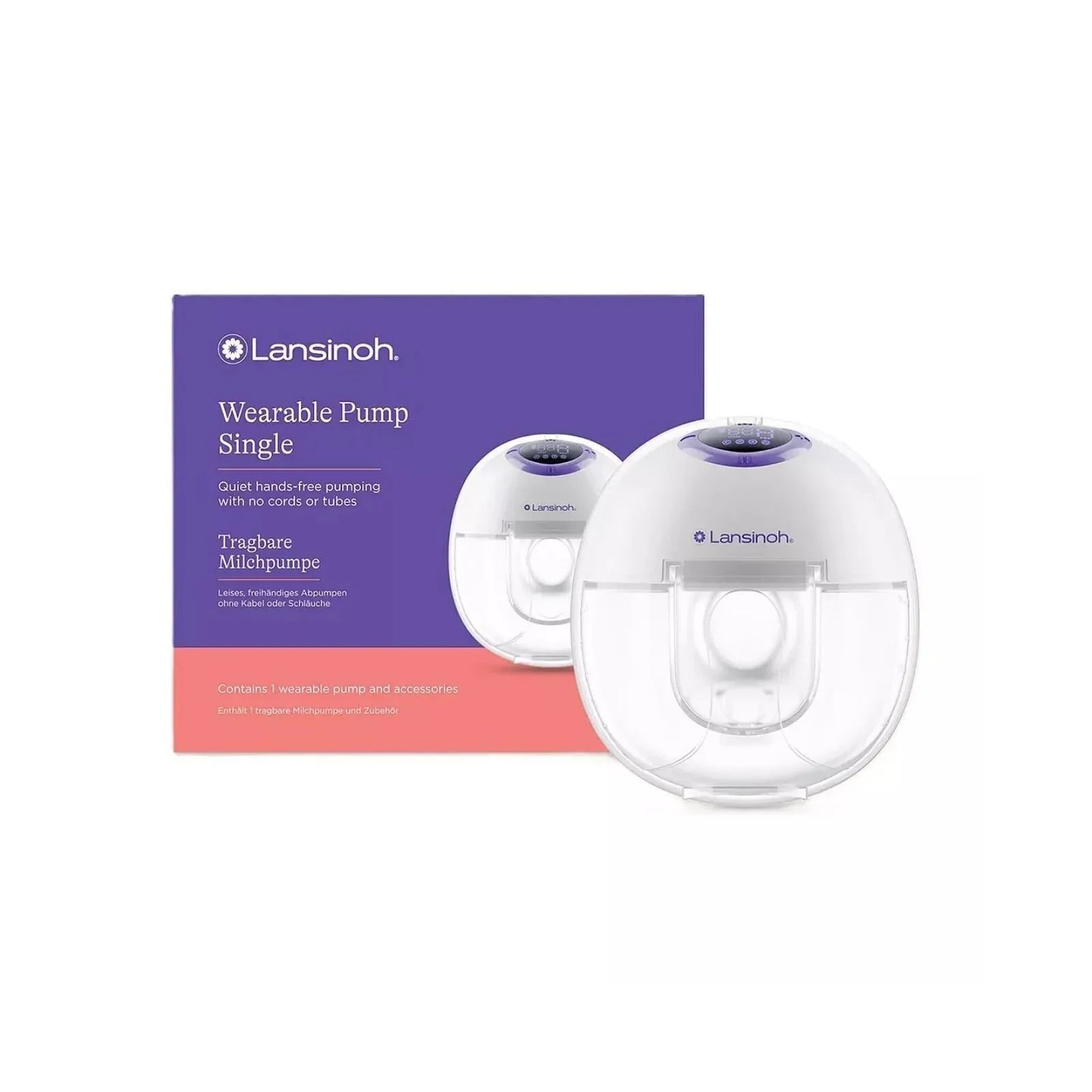 Lansinoh Single Wearable Breast Pump - Baby&More