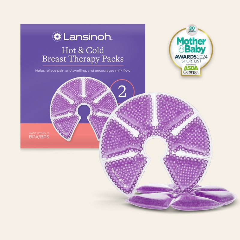 Lansinoh Thera°Pearl 3-in-1 Hot or Cold Breast Therapy Pads - 2 Pack - Baby&More