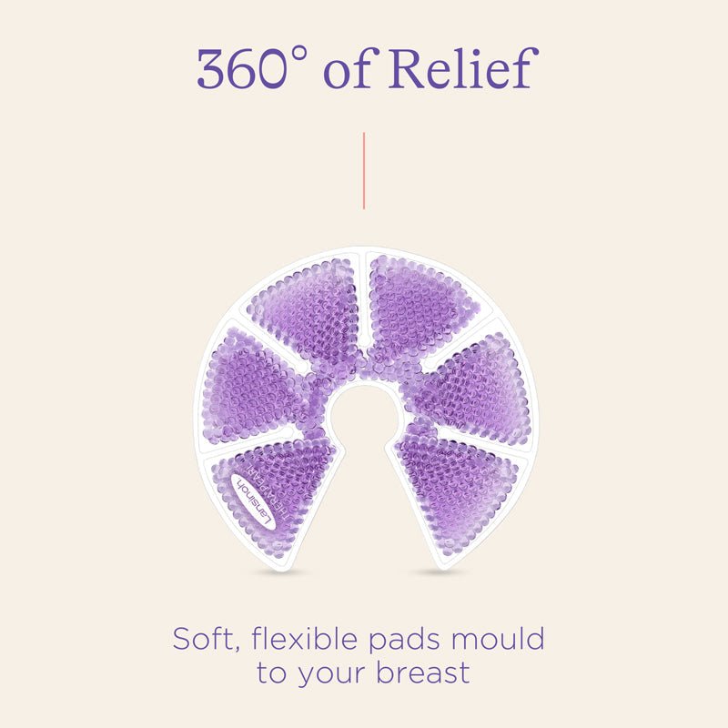 Lansinoh Thera°Pearl 3-in-1 Hot or Cold Breast Therapy Pads - 2 Pack - Baby&More