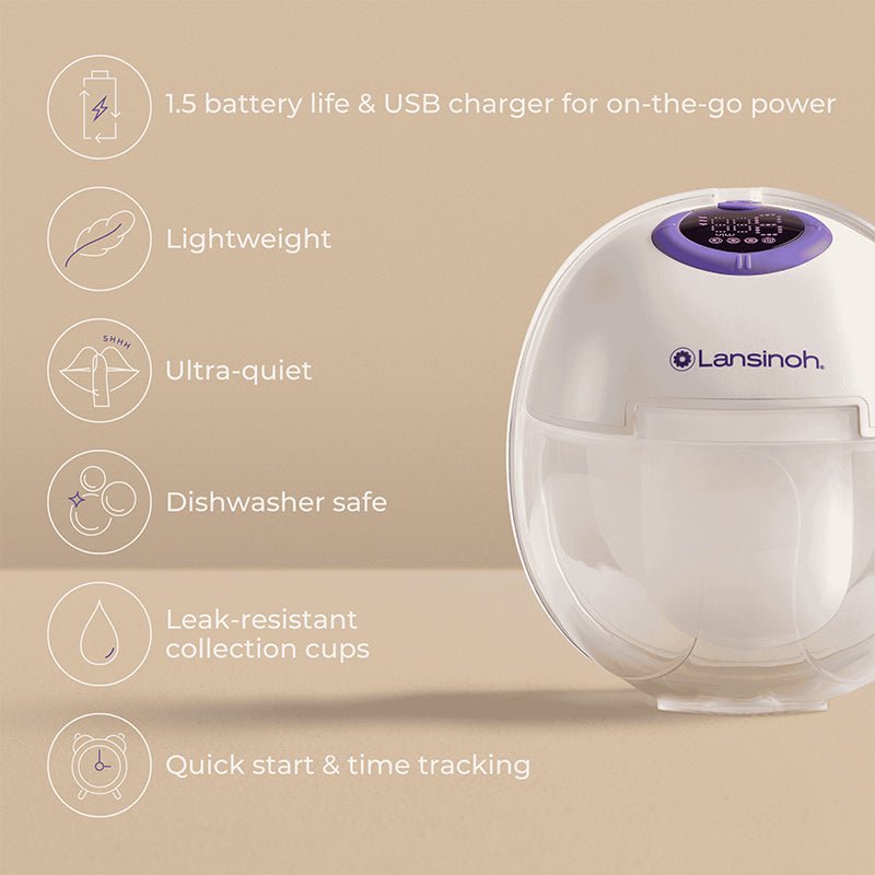 Lansinoh Wearable Single Breast Pump - Baby&More