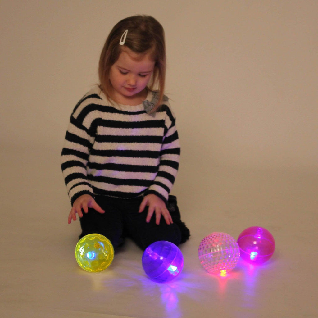 Large Textured Sensory Flashing Ball Set - Baby&More