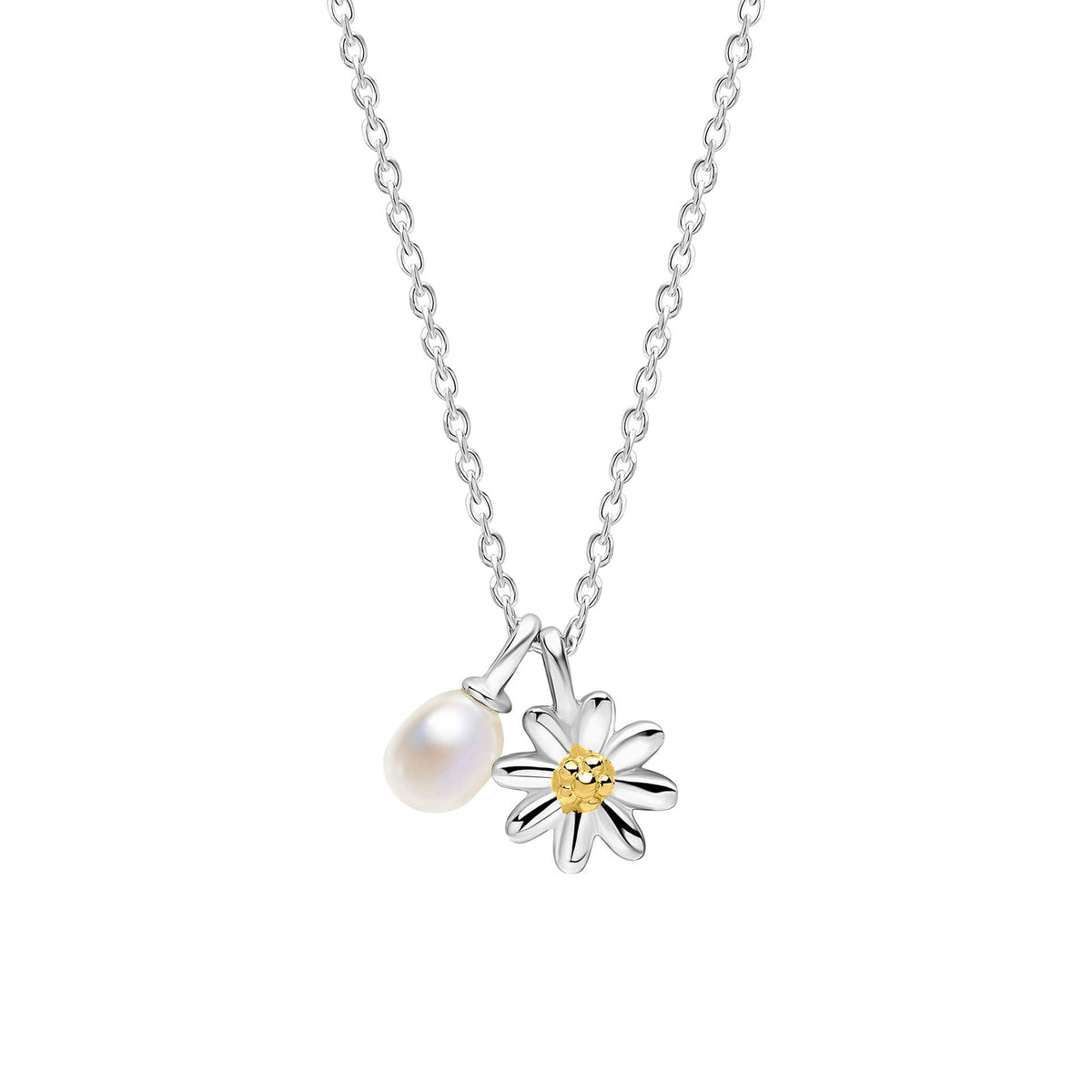 Laura Ashley Silver Kids Everingham Meadow Daisy Charm Necklace - Baby&More