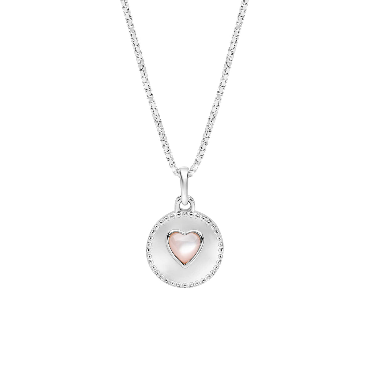 Laura Ashley Silver Kids Rosmere Love Heart Slider Locket - Baby&More