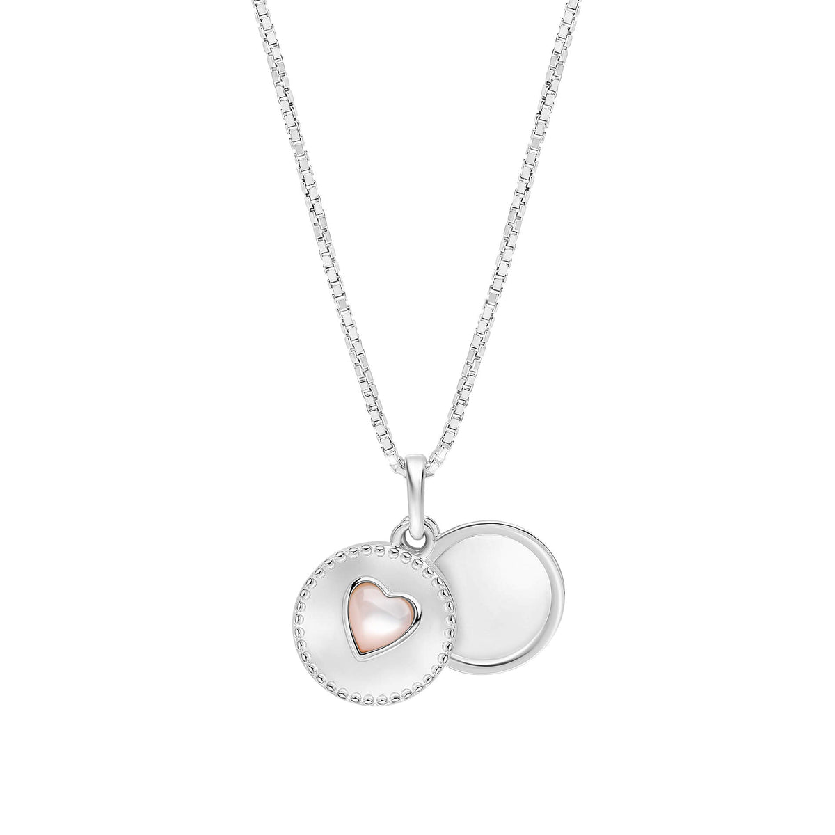 Laura Ashley Silver Kids Rosmere Love Heart Slider Locket - Baby&More