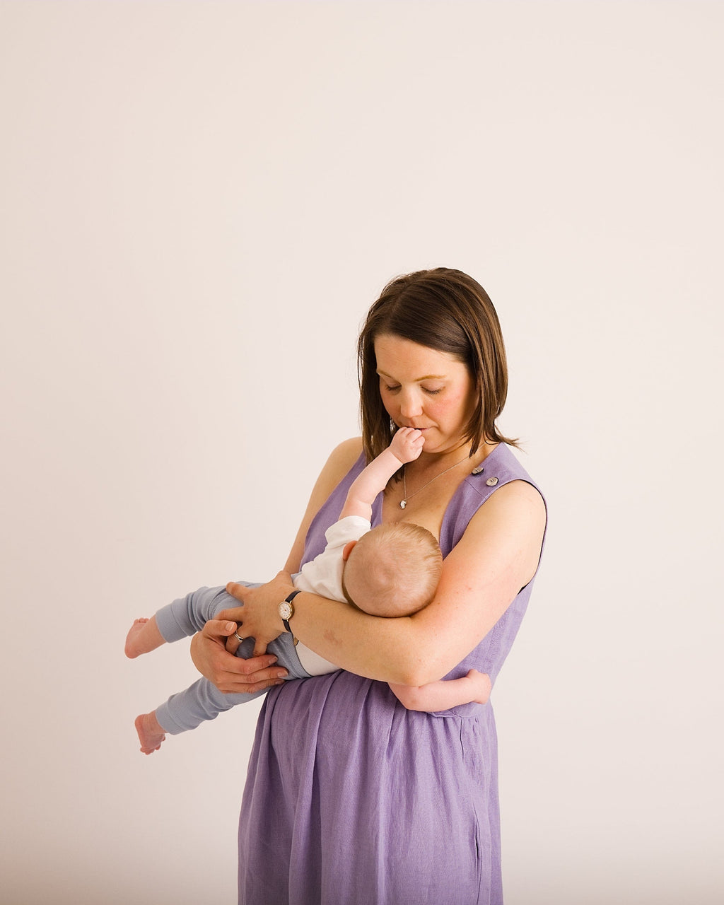 Journy Ada Linen Jumpsuit - Lavender