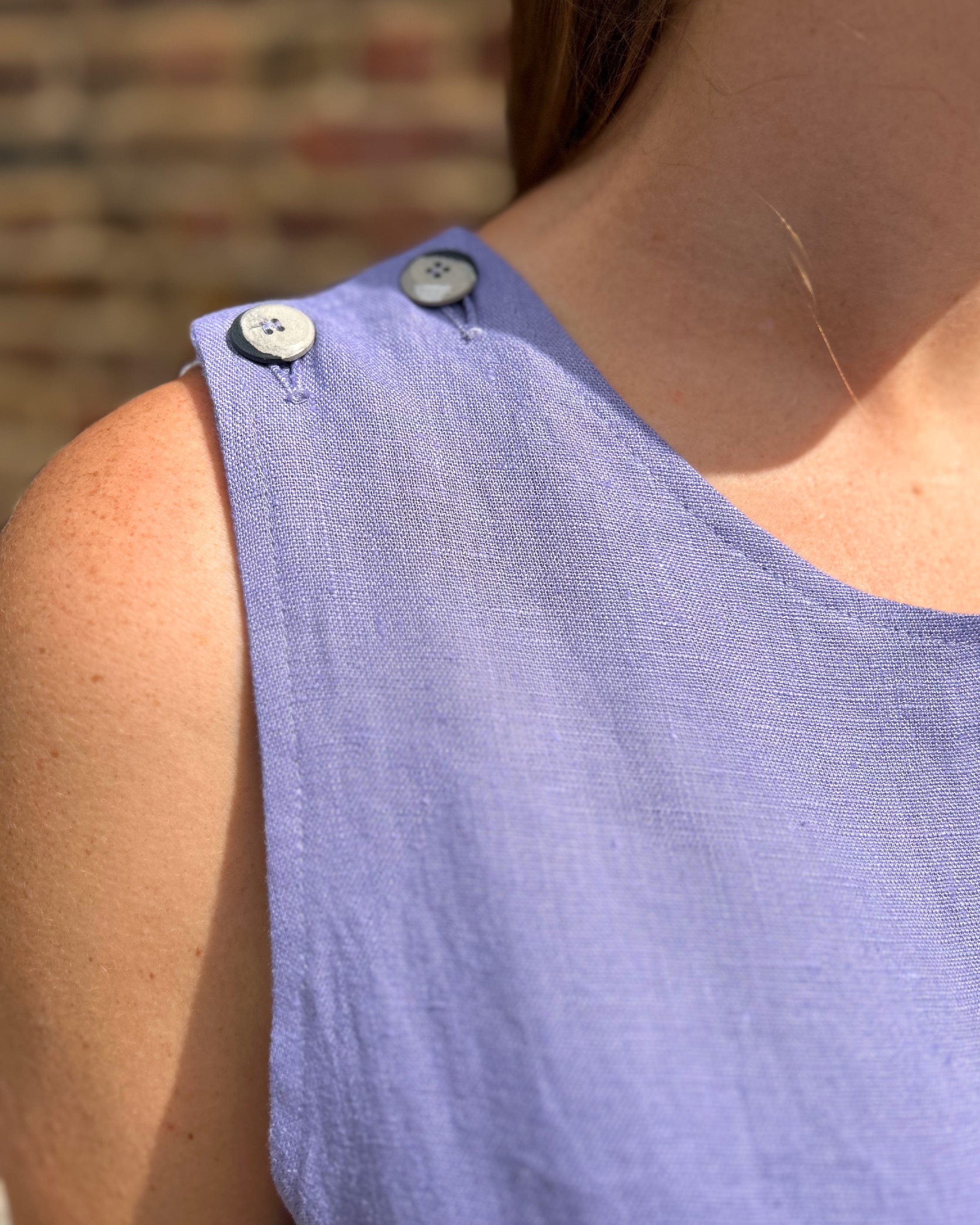 Journy Ada Linen Jumpsuit - Lavender