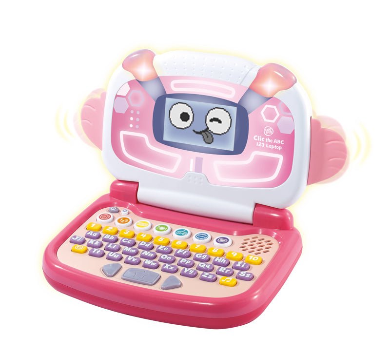 Leap Frog Clic the ABC 123 Laptop - Pink - Baby&More