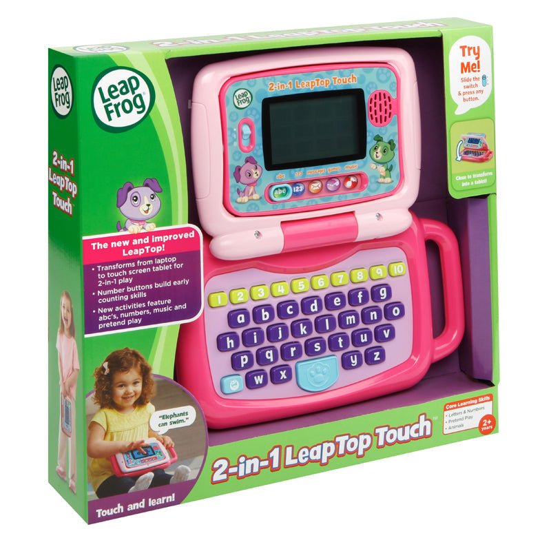 LeapFrog 2-in-1 LeapTop Touch Laptop pink - Baby&More