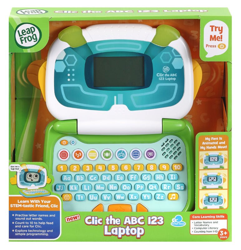 LeapFrog Clic the ABC 123 Laptop - Baby&More