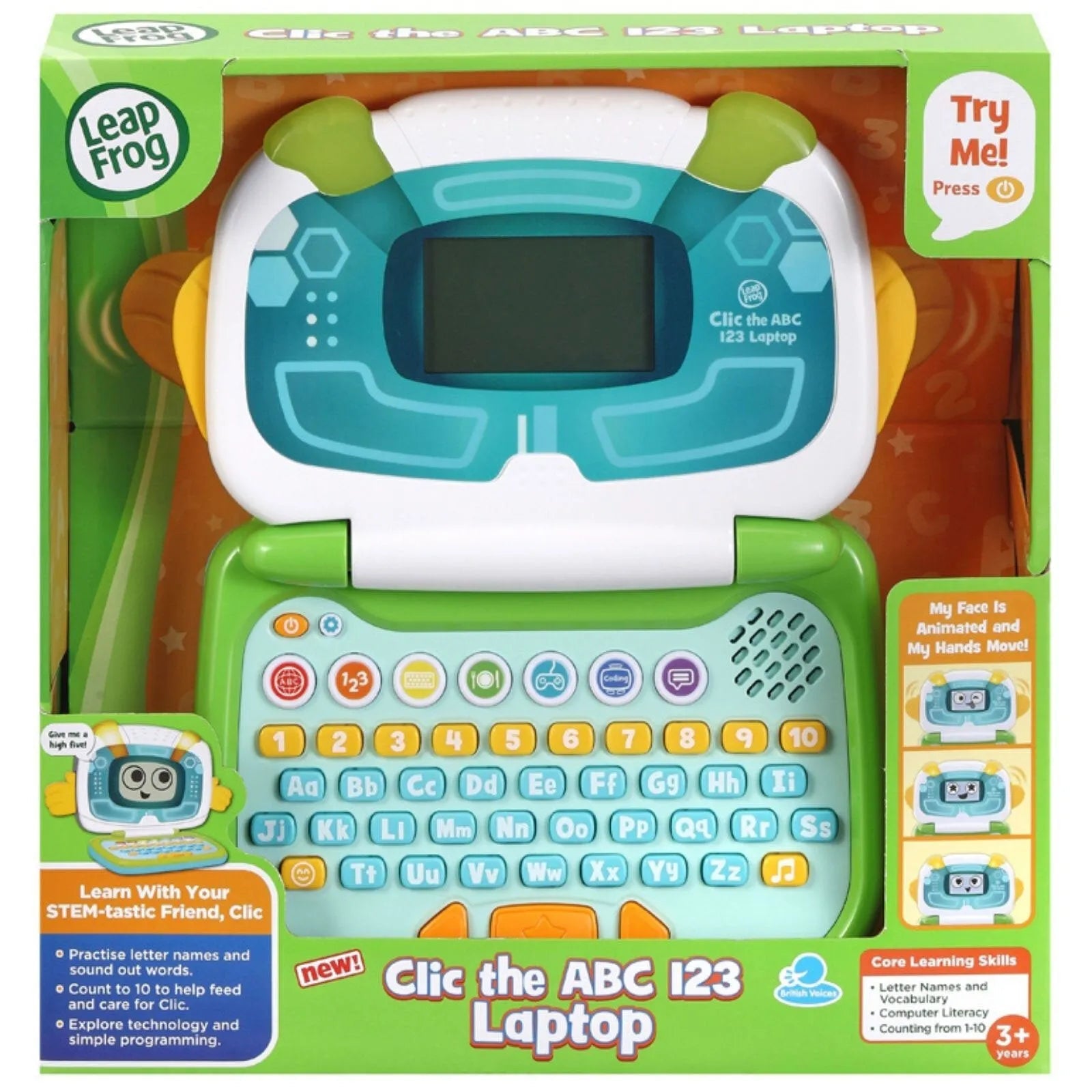 LeapFrog Clic the ABC 123 Laptop - Baby&More