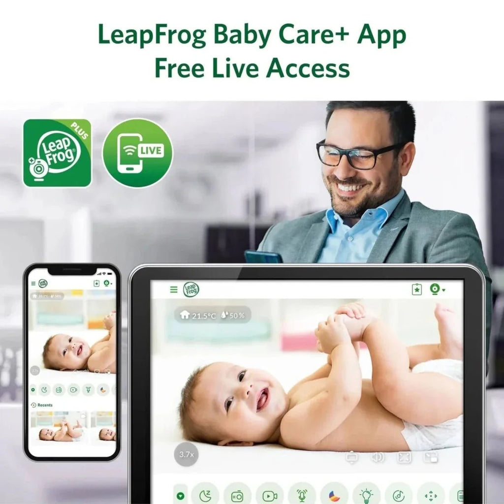 LeapFrog LF5817HD 7" Wi-Fi Smart Video Baby Monitor - Baby&More