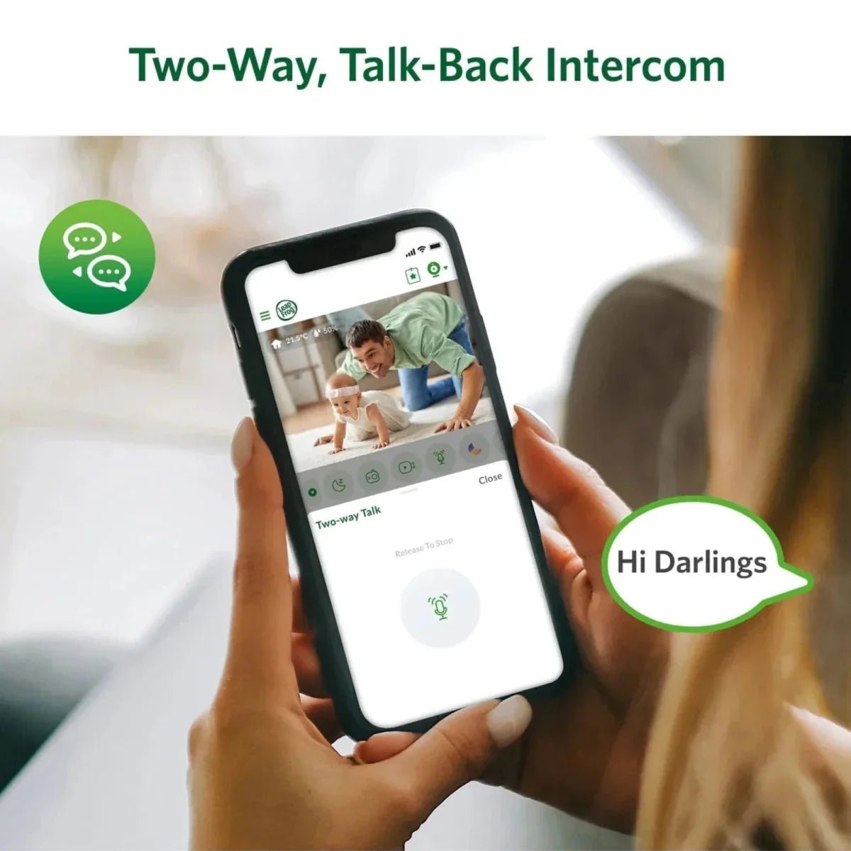 LeapFrog LF5817HD 7" Wi-Fi Smart Video Baby Monitor - Baby&More