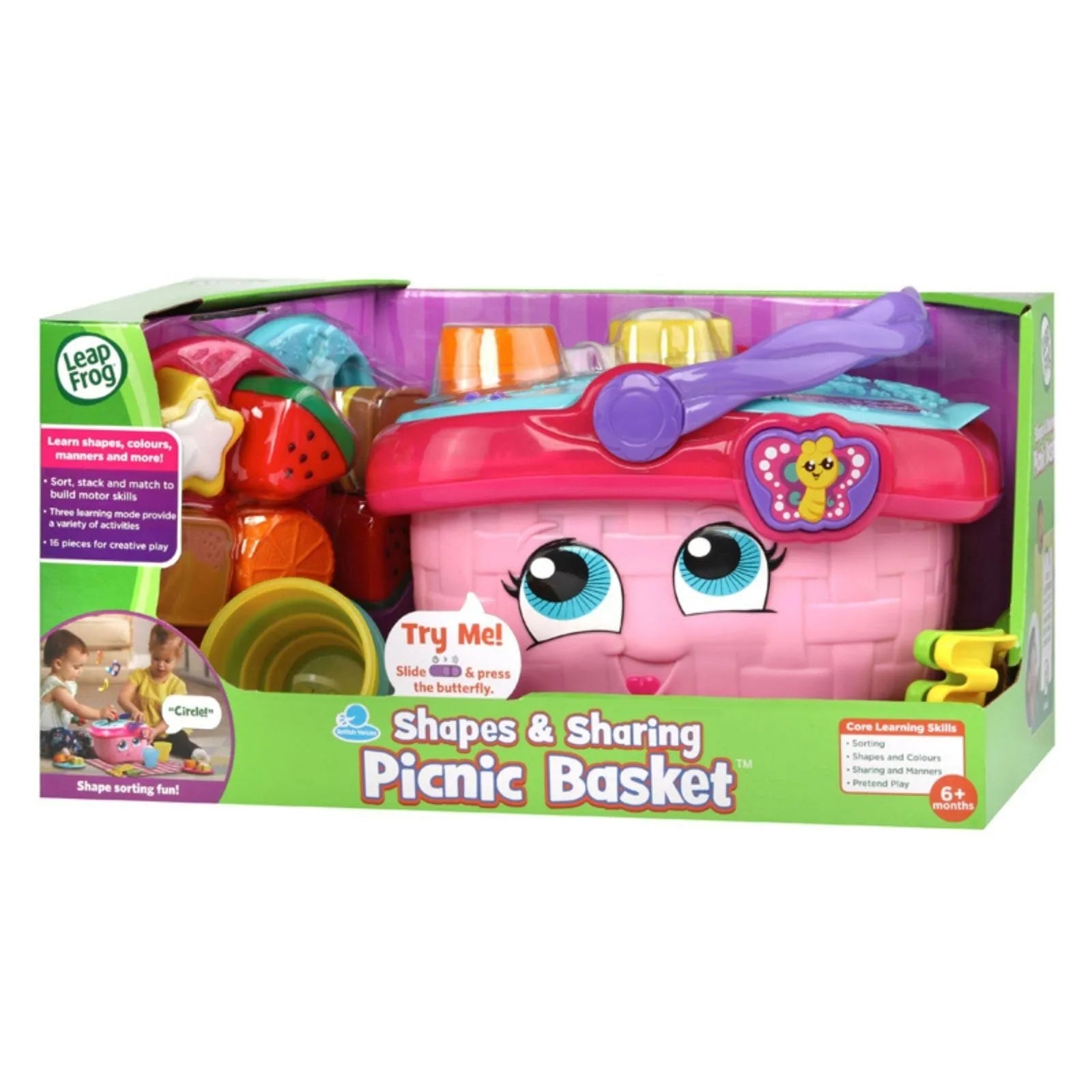 LeapFrog Shapes & Sharing Picnic Basket - Baby&More