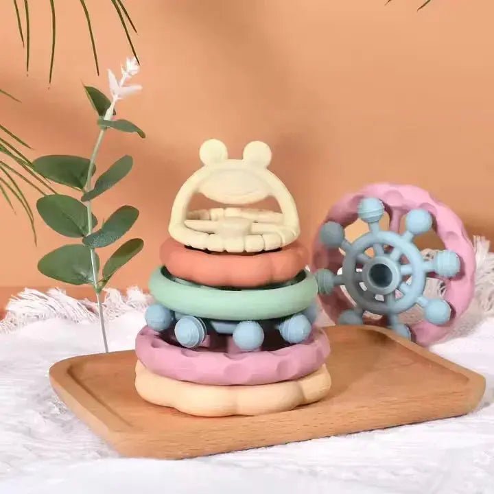 LeapStack – 7 in 1 Teething Stacking Toy - Baby&More