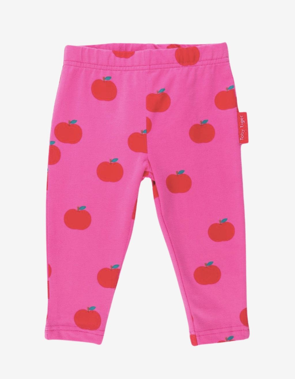 Toby Tiger Organic Leggings - Apple Print