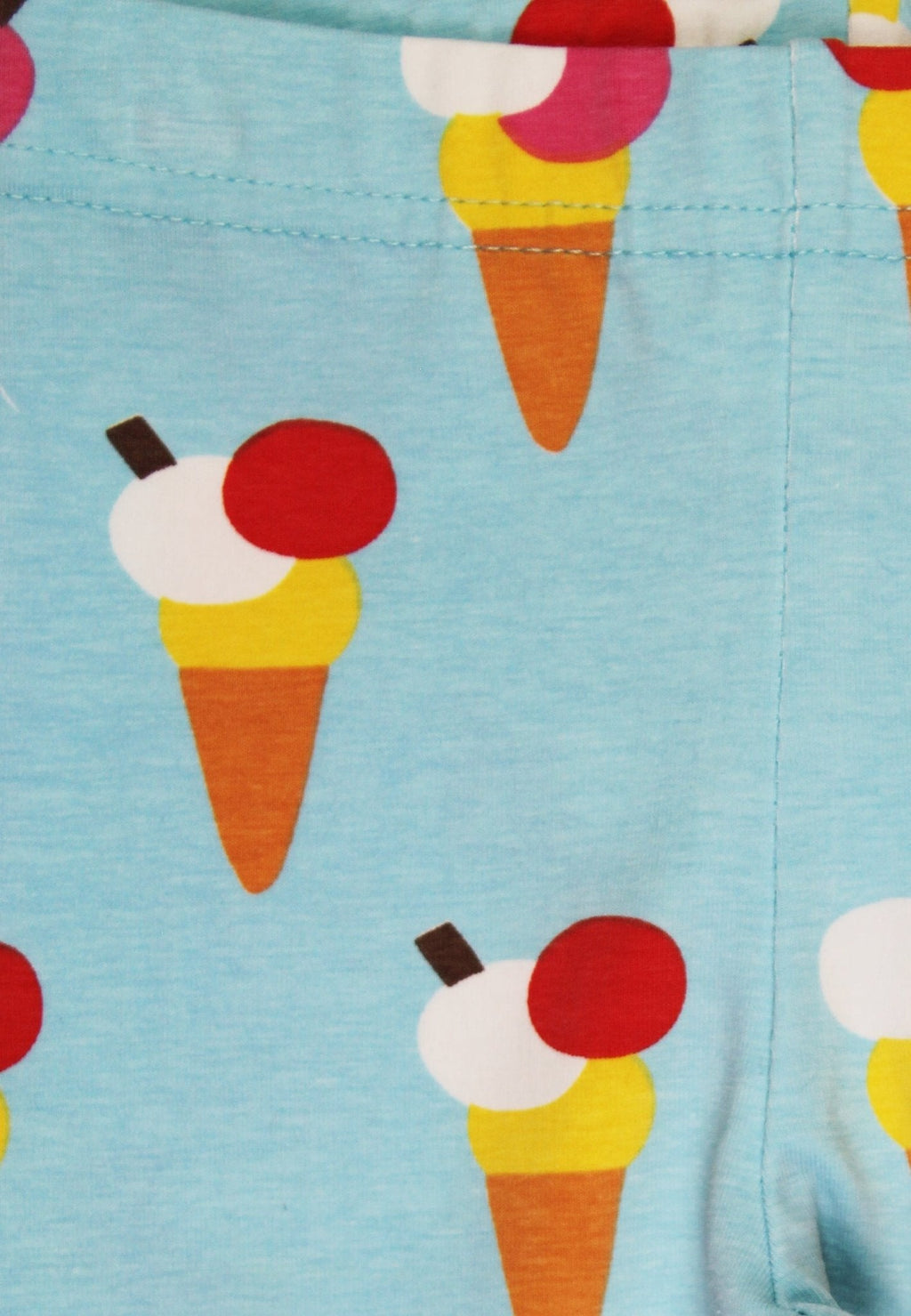 Toby Tiger Organic Leggings - Ice Cream Cones Print