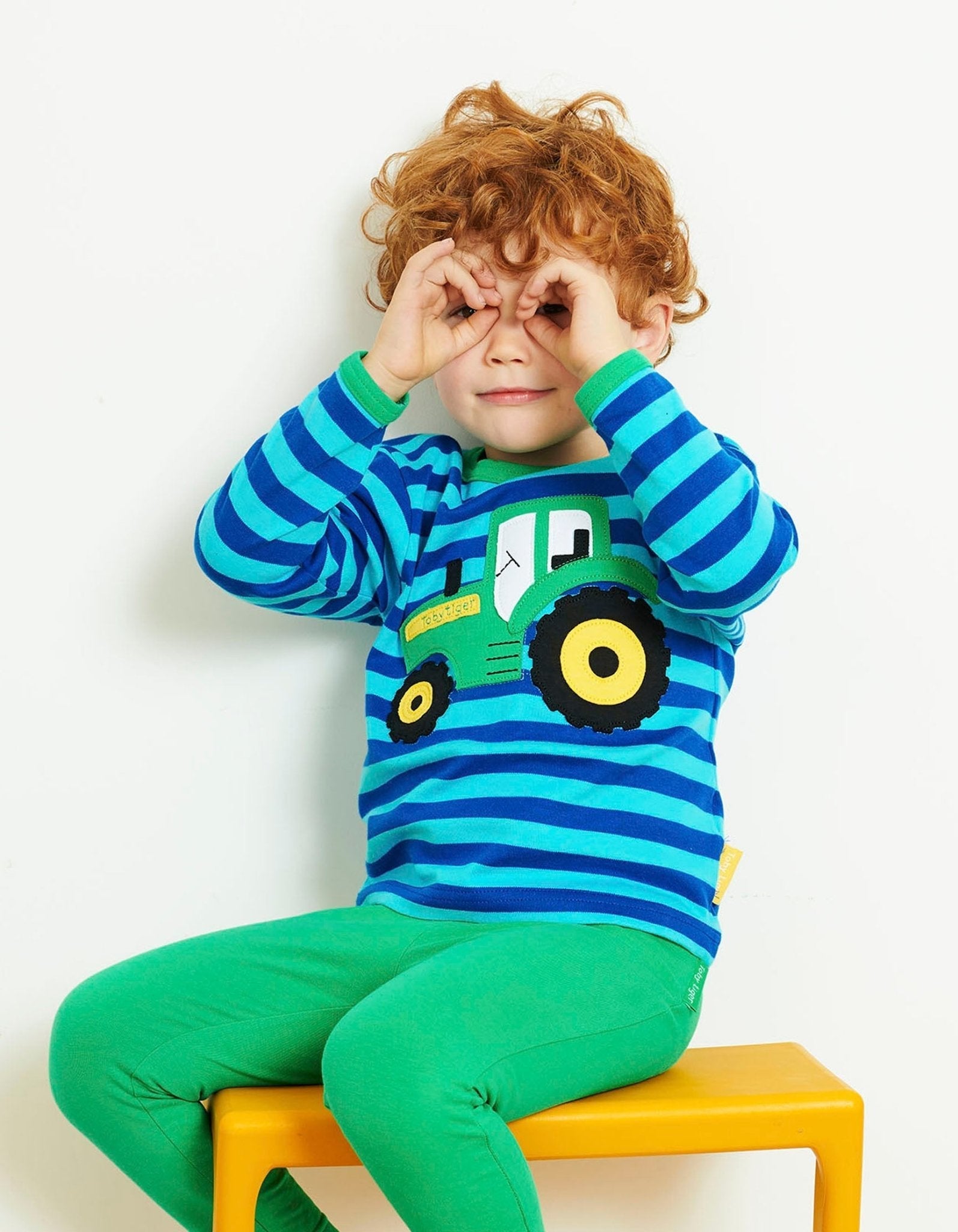 Toby Tiger Organic Leggings - Green