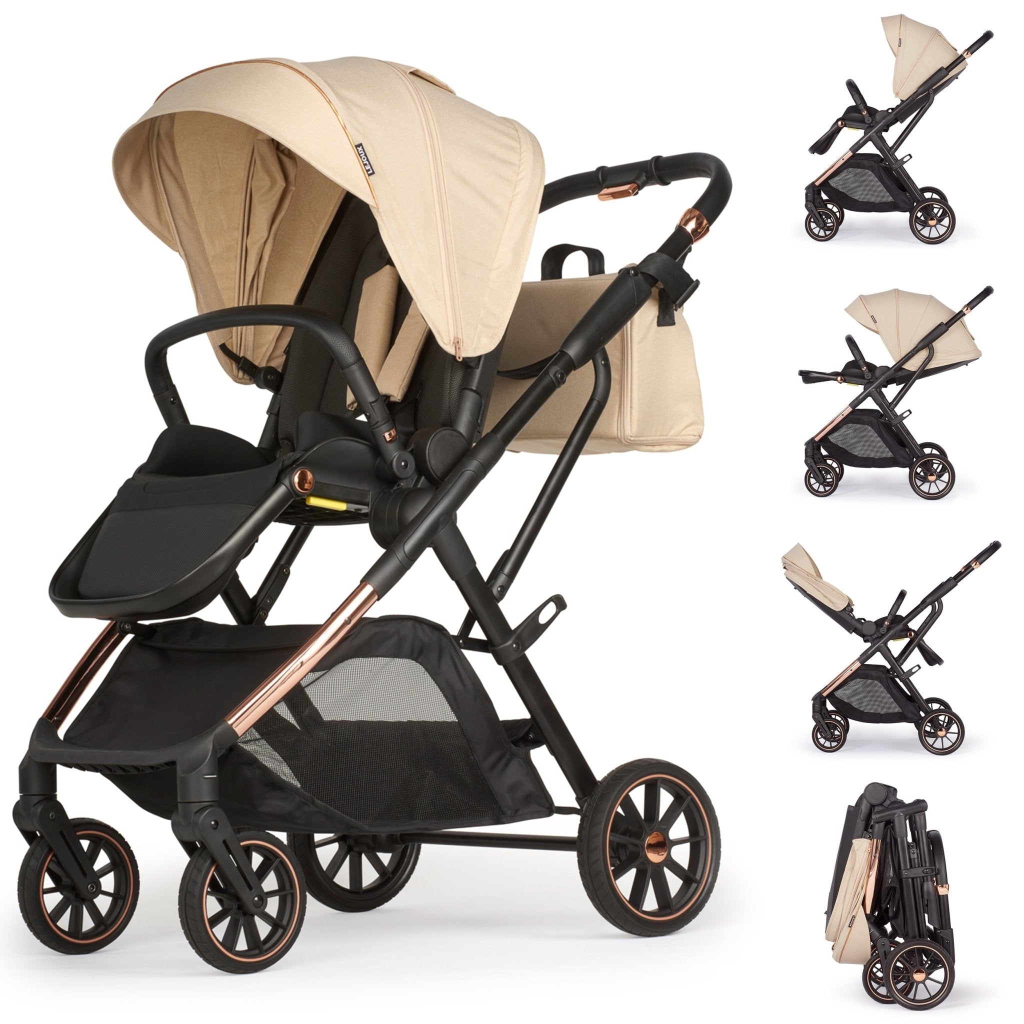 Lejoux+ Baby Pram Stroller Pushchair - 0 Months + - Baby&More
