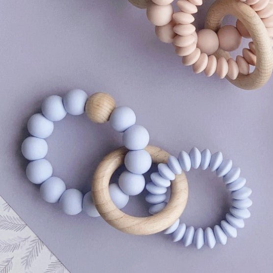 Lentil Duo Silicone Teething Ring - Baby&More