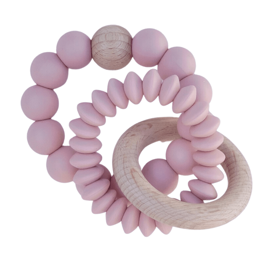 Lentil Duo Silicone Teething Ring - Baby&More