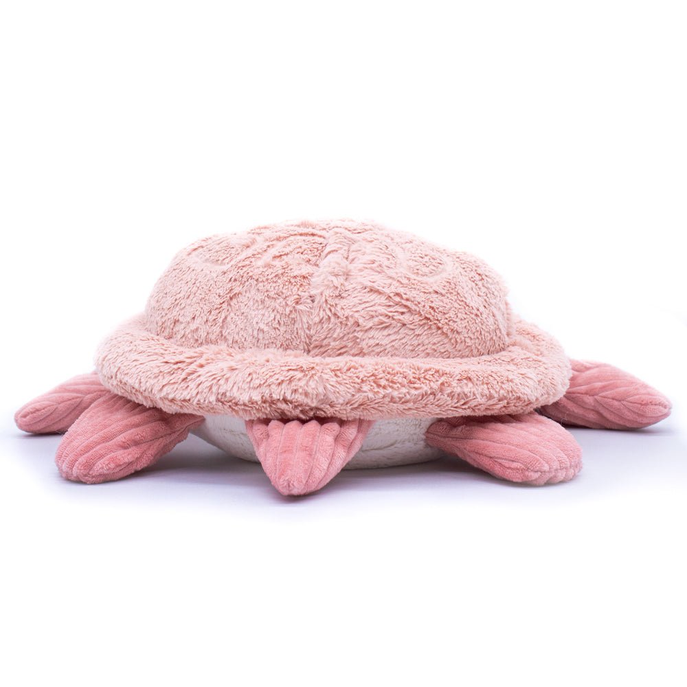 Les Ptipotos Plush Cuddly Toy & Pyjama Holder: Tilly the Giant Turtle - Pink - Baby&More