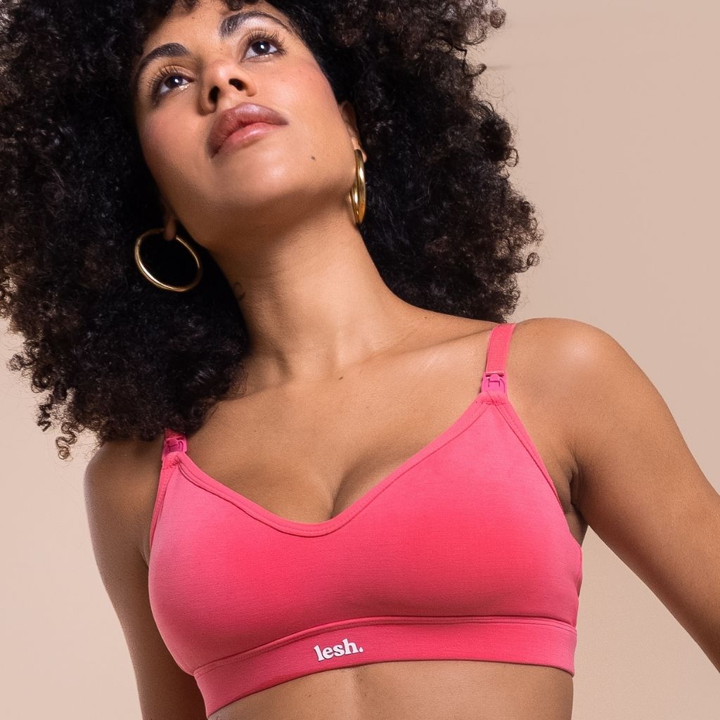 LESH - Anywhere Leakproof Nursing Bra - Black / Pink / Beige - Baby&More