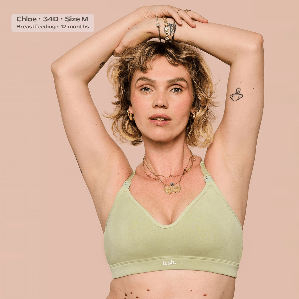 LESH - Anywhere Leakproof Nursing Bra - Black / Pink / Beige - Baby&More