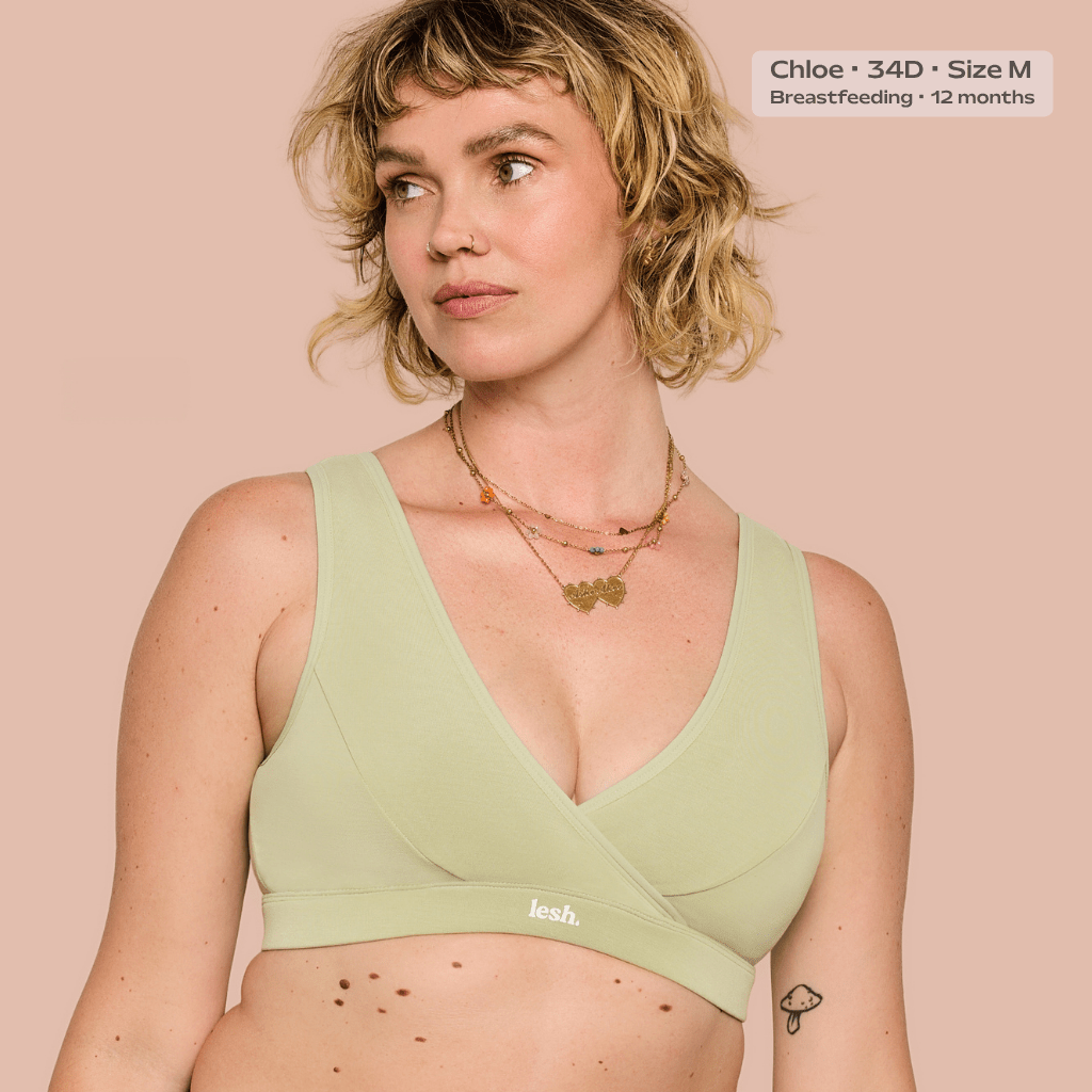 LESH - Clipless Comfort Leakproof Nursing Bra - Black / Pink / Beige - Baby&More