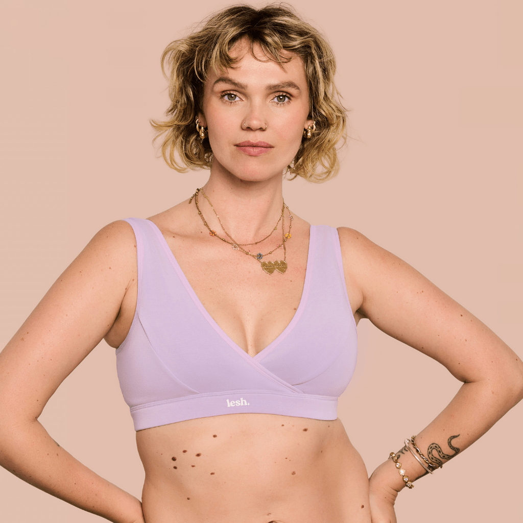 LESH - Clipless Comfort Leakproof Nursing Bra - Black / Pink / Beige - Baby&More