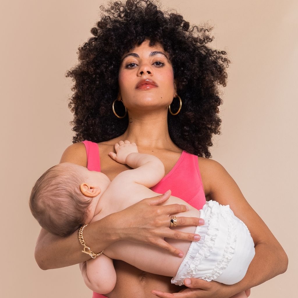 LESH - Clipless Comfort Leakproof Nursing Bra - Black / Pink / Beige - Baby&More