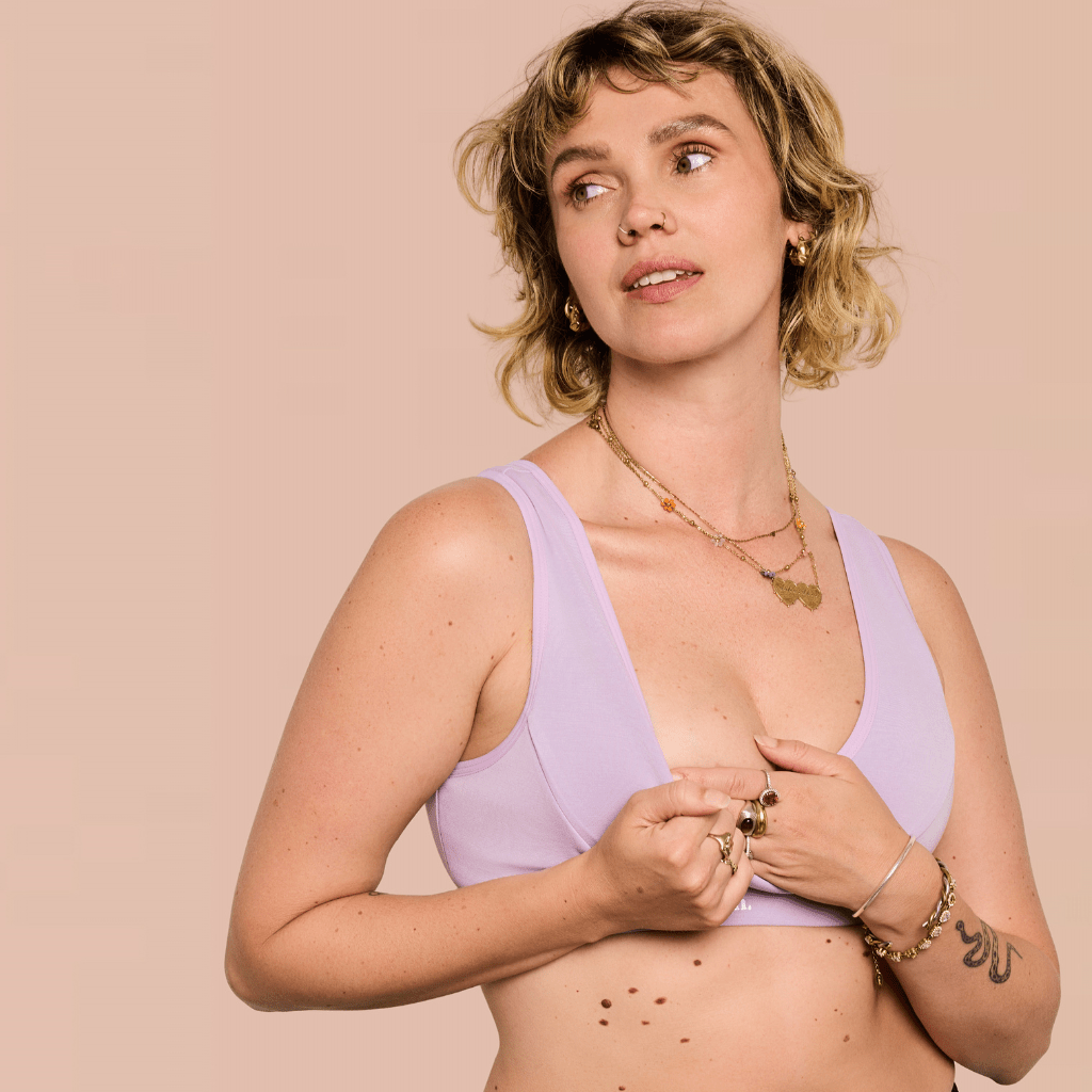 LESH - Clipless Comfort Leakproof Nursing Bra - Black / Pink / Beige - Baby&More