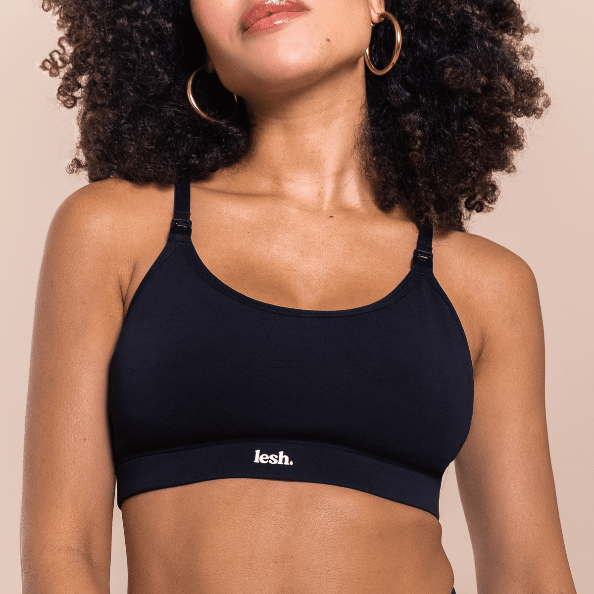 LESH - Freeflo 2.0 Leakproof Nursing Bra - Black / Pink / Beige - Baby&More