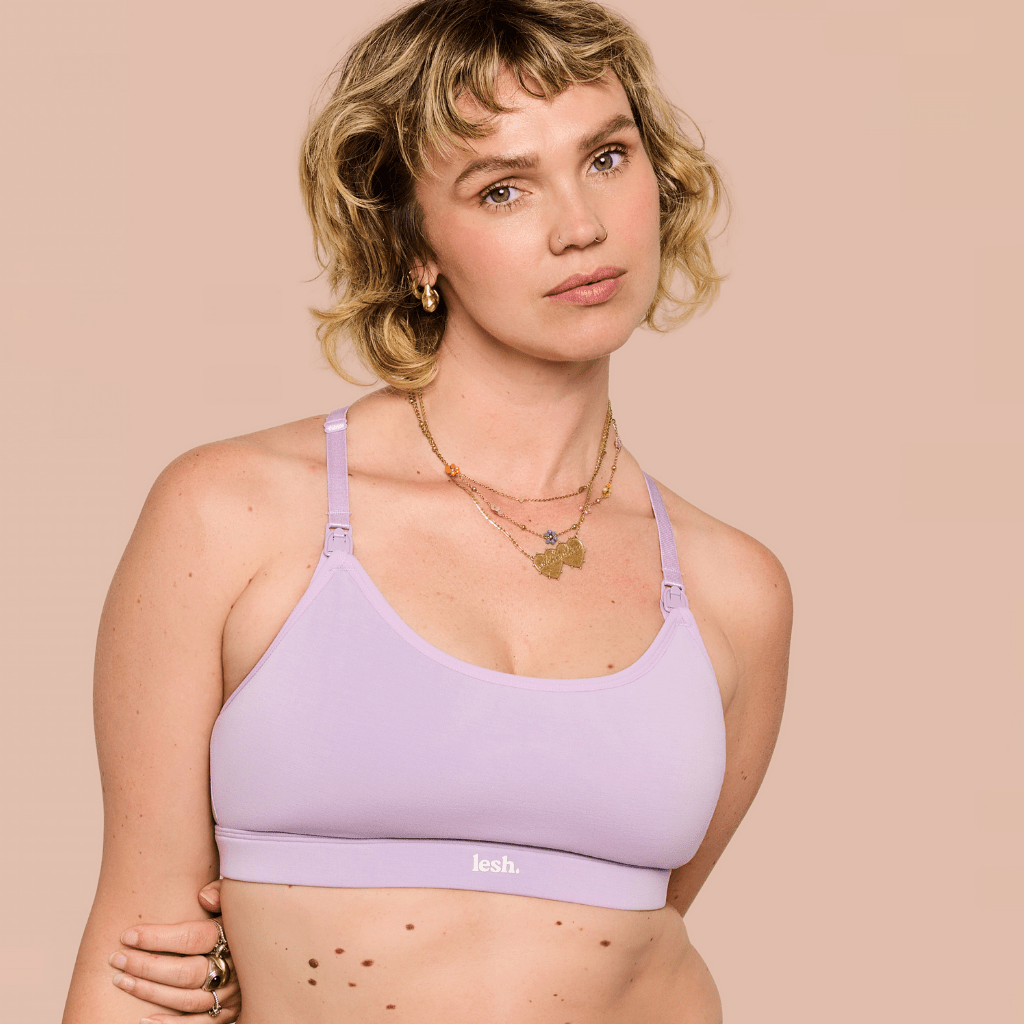 LESH - Freeflo 2.0 Leakproof Nursing Bra - Black / Pink / Beige - Baby&More