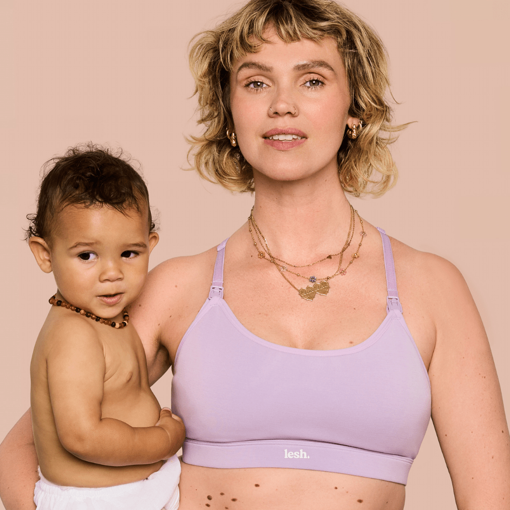 LESH - Freeflo 2.0 Leakproof Nursing Bra - Black / Pink / Beige - Baby&More
