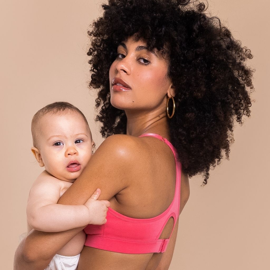 LESH - Freeflo 2.0 Leakproof Nursing Bra - Black / Pink / Beige - Baby&More